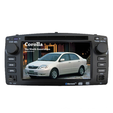Ajuste de 2DIN coches reproductor de DVD para Toyota Corolla E120 2003 con sistema de navegación de GPS de TV estéreo de Radio Bluetooth